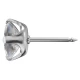 Kolczyk do przekłuwania uszu 7552-0100 Cubic Zirconia 6mm szlif brylantowy