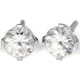 ST75 KOLCZYK CUBIC ZIRCONIA 5MM W PAZURKACH SREBRNY 1SZT