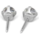 ST75 KOLCZYK CUBIC ZIRCONIA 5MM W PAZURKACH SREBRNY 1SZT