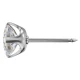 ST75 KOLCZYK CUBIC ZIRCONIA 5MM W PAZURKACH SREBRNY 1SZT
