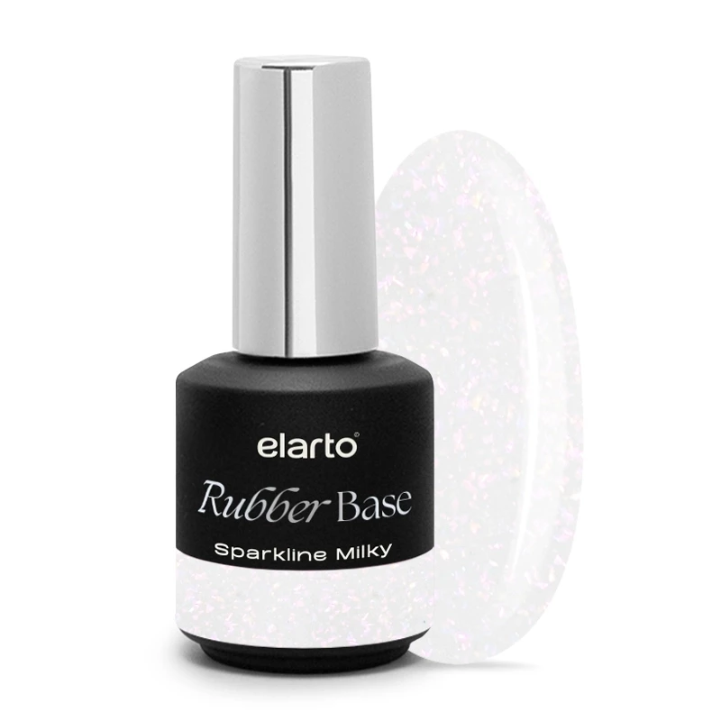 Baza hybrydowa Rubber Base Sparkline Milky 15ml