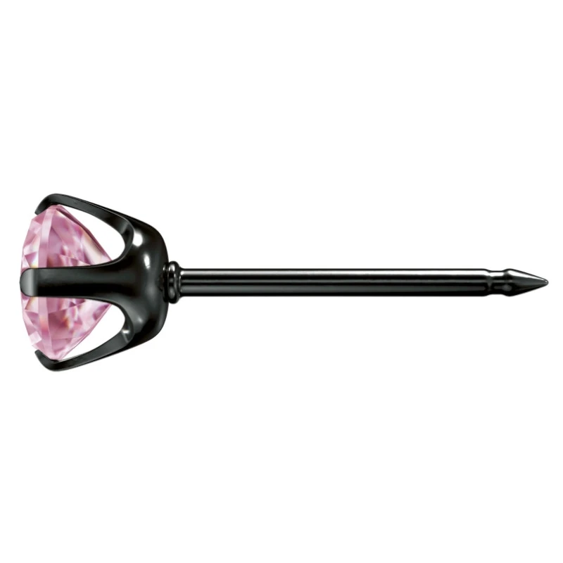 Kolczyk do przekłuwania uszu 7517-0170-EU Cubic Zirconia 4mm szlif brylantowy