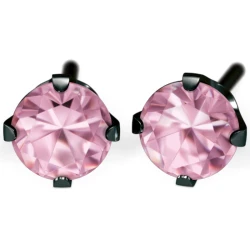 Kolczyk do przekłuwania uszu 7517-0170-EU Cubic Zirconia 4mm szlif brylantowy