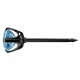 ST75 KOLCZYK CUBIC ZIRCONIA BLUE 4MM W PAZURKACH CZARNY 1SZT