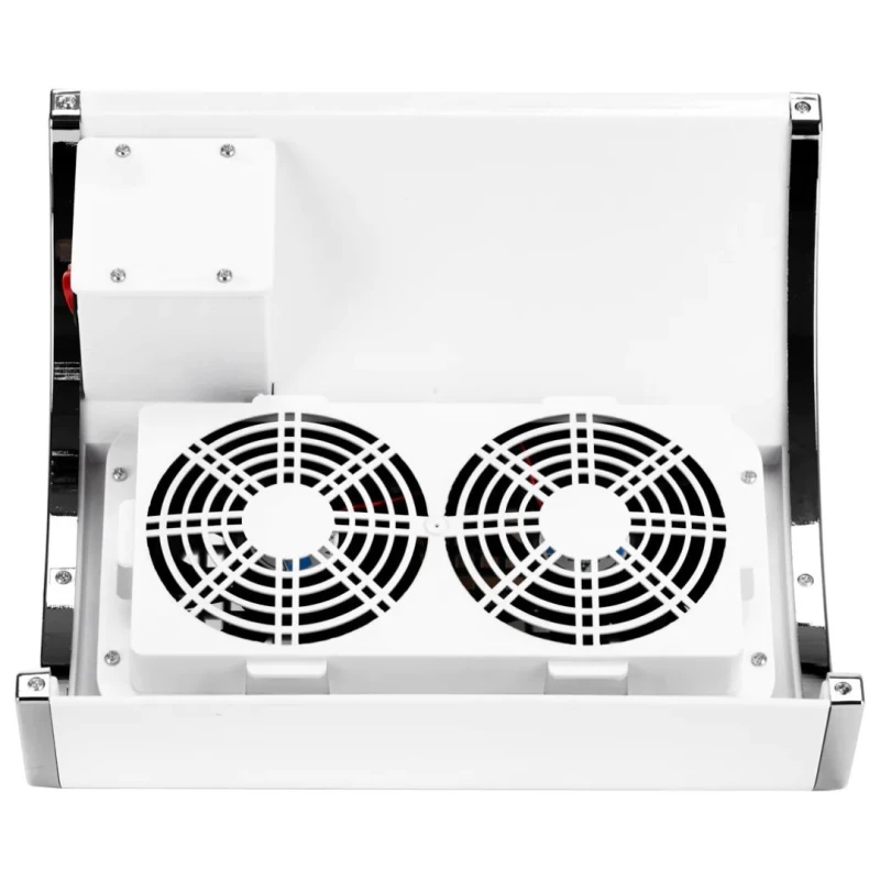 Pochłaniacz pyłu dwuwiatrakowy Momo Basic 383 80W (biały)