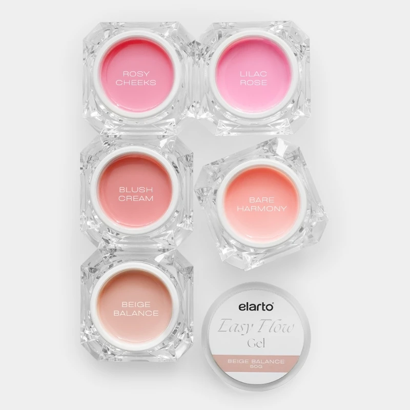 Żel budujący różowo-brzoskwiniowy Easy Flow Gel Blush Cream 50g