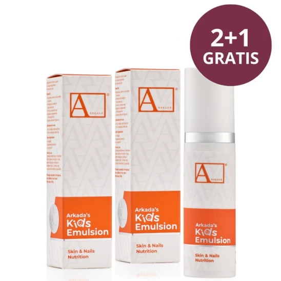 2+1 GRATIS Emulsja ochronno-pielęgnacyjna dla dzieci Arkada’s Kids Emulsion 15ml