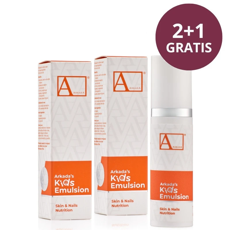 2+1 GRATIS Emulsja ochronno-pielęgnacyjna dla dzieci Arkada’s Kids Emulsion 15ml