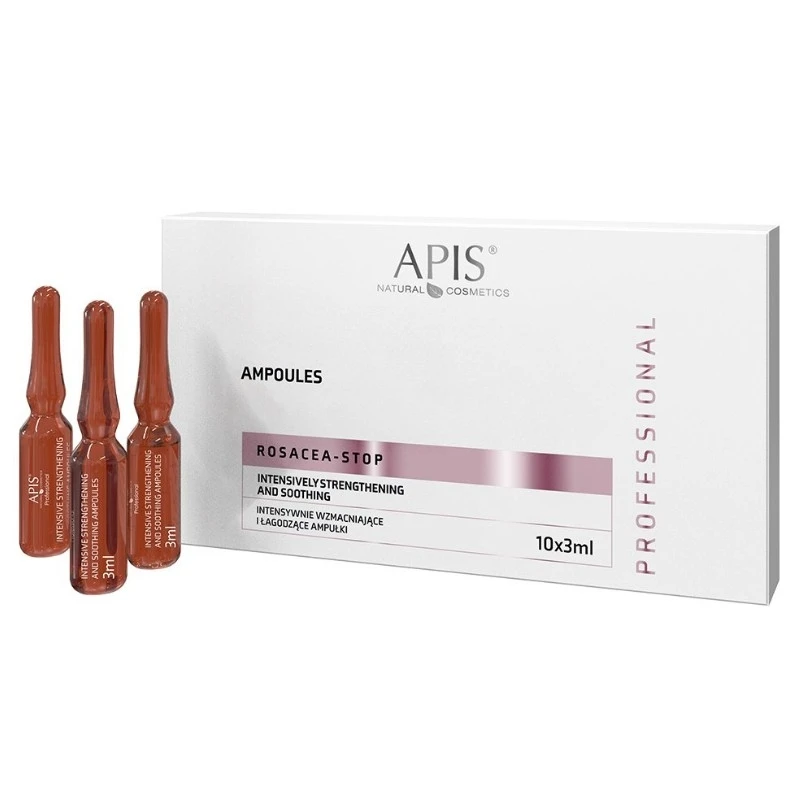 Ampułki wzmacniająco-łagodzące do twarzy Rosacea-Stop 3mlx10szt