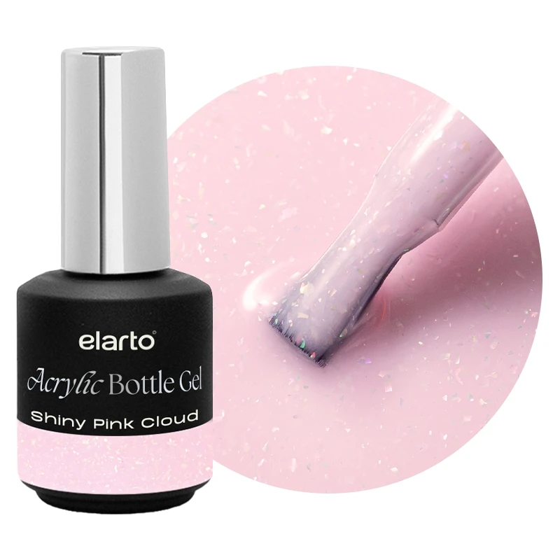 Akrylożel w butelce Acrylic Bottle Gel Shiny Pink Cloud 15ml
