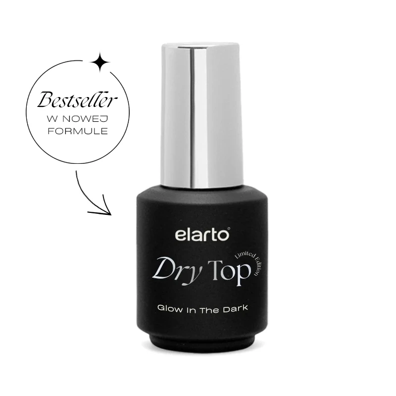 Top hybrydowy świecący w ciemności Elastic Dry Top Glow in the Dark 7ml