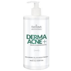 Żel gruszkowy do mycia twarzy Dermaacne+ 500ml