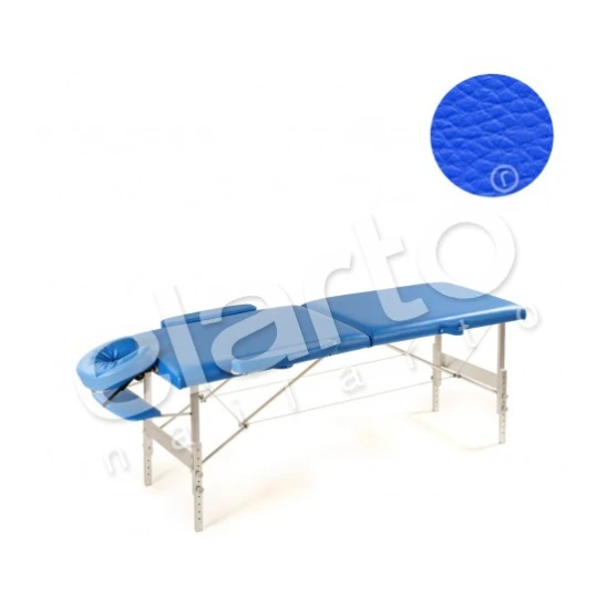Łóżko składane do masażu Magneto Aluminium niebieskie