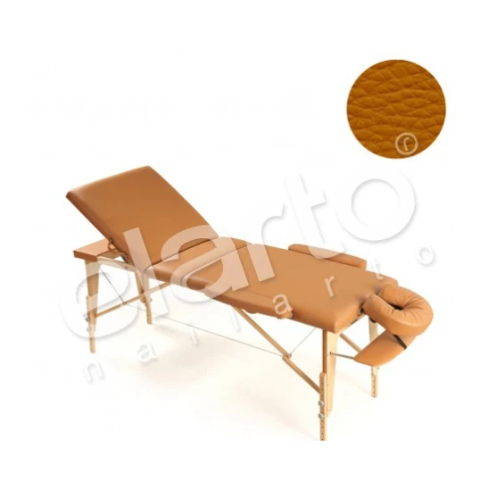 Łóżko składane do masażu Ambiente jasnybrąz