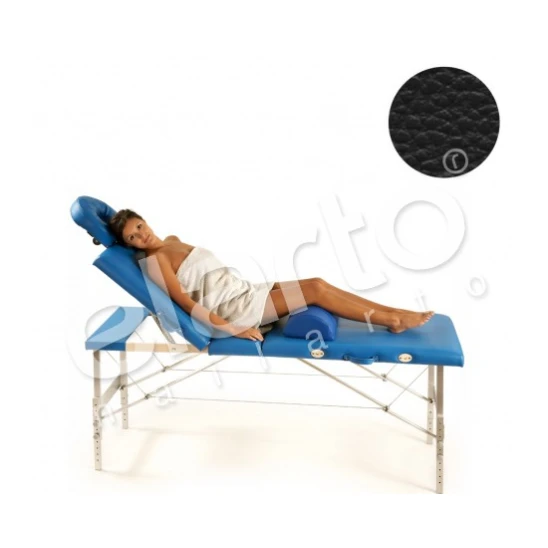 Łóżko składane do masażu Ambiente Aluminium czarne