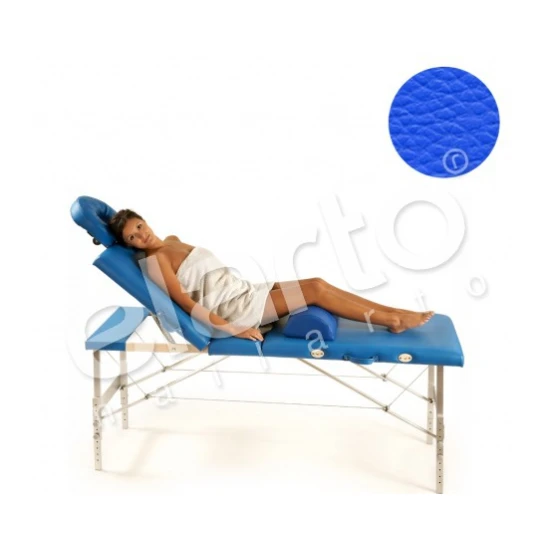Łóżko składane do masażu Ambiente Aluminium niebieskie