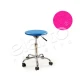 Taboret hoker chrom różowy