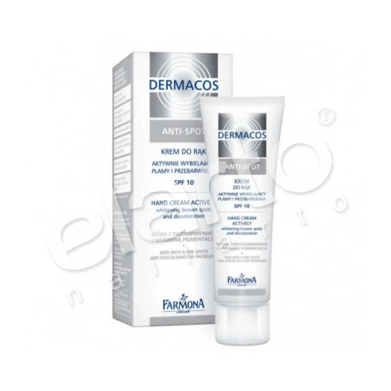 Dermcos Anti Spot krem do rąk aktywnie wybielający plamy i przebarwienia 50 ml
