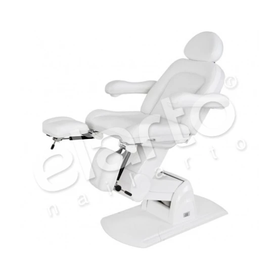 Elektryczny fotel kosmetyczny/pedicure Mateo biały