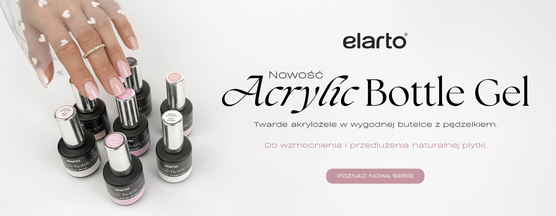 BANNER - premiera akrylożeli w butelce elarto 
