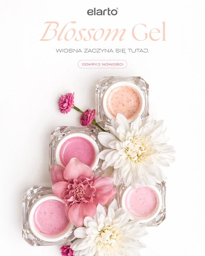 BANER - Premiera żeli budujących elarto z kwiatkami Blossom Gel