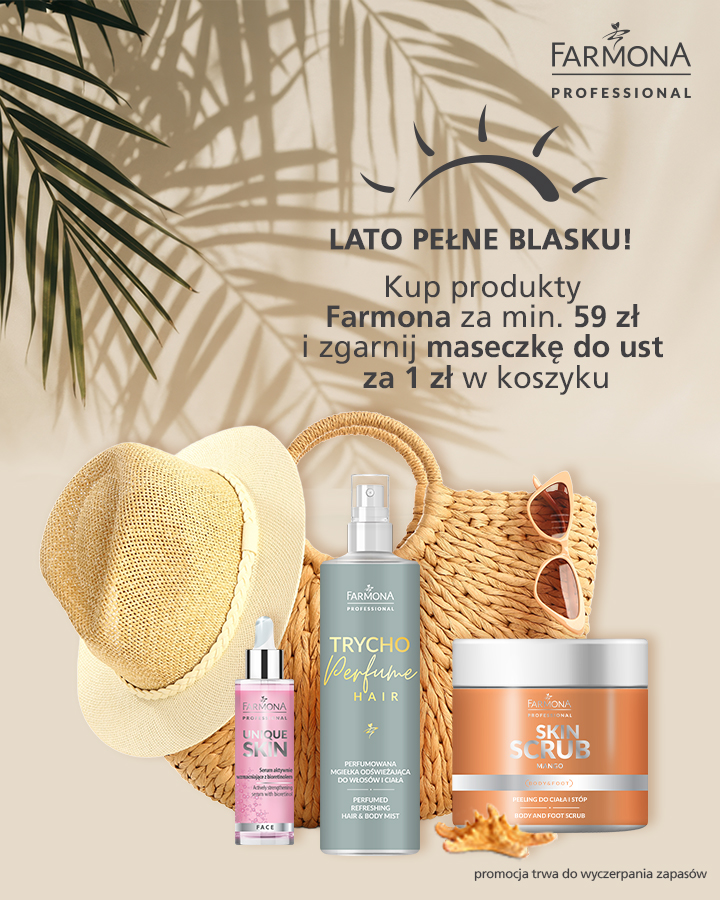 Kup produkty marki Farmona za min. 59zł i otrzymaj maskę do ust za 1zł!