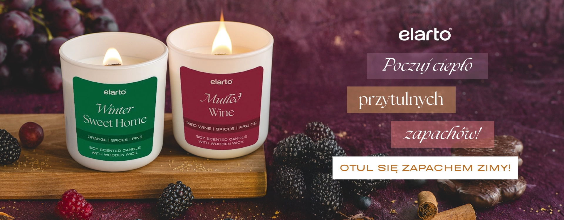 BANER - świece zimowe elarto spa
