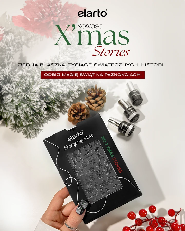 BANER - świąteczna blaszka do stampingu elarto 